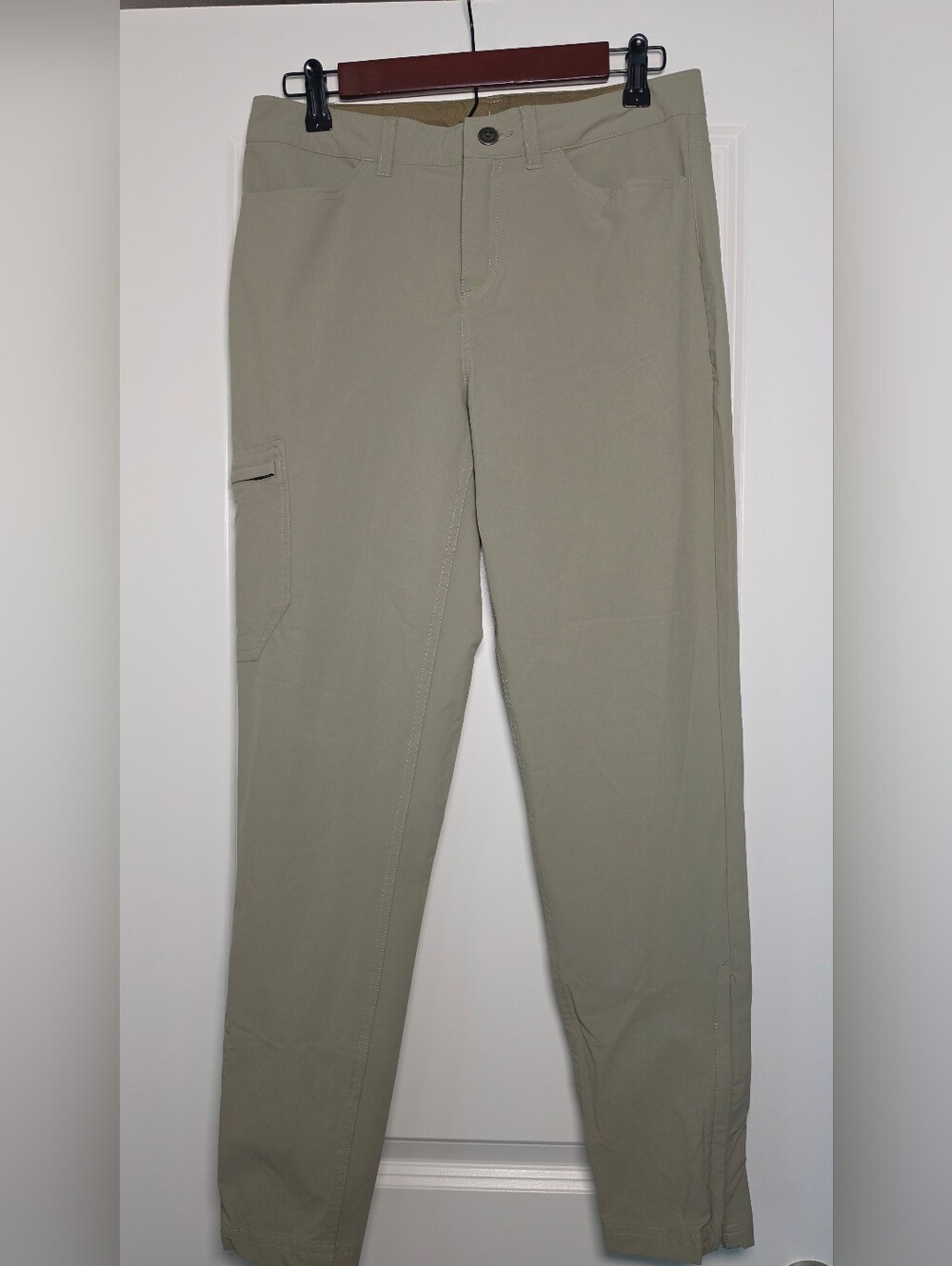 Patagonia Women’s Lightweight Hiking Pants Size 8 Khaki Olive Stretch Outdoor